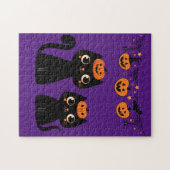 Halloween/Herfst/Herfst/pompoen/poes Legpuzzel (Horizontaal)