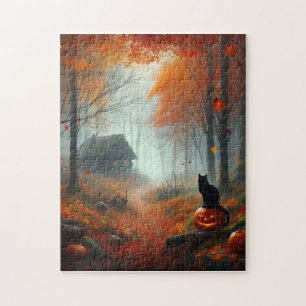 Halloween/Herfst/Herfst/pompoen/poes Legpuzzel