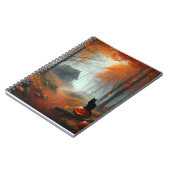 Halloween/Herfst/Herfst/pompoen/poes Notitieboek (Linkerzijde)