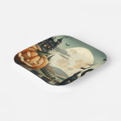 Halloween/Herfst/Herfst/pompoen/poes Papieren Bordje (Gebogen)