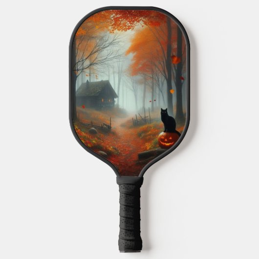 Halloween/Herfst/Herfst/pompoen/poes Pickleball Paddle (Voorkant)