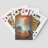 Halloween/Herfst/Herfst/pompoen/poes Pokerkaarten (Achterkant)