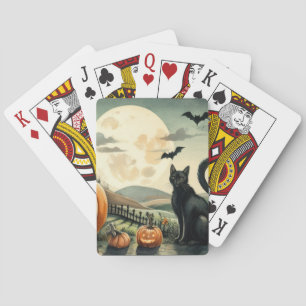 Halloween/Herfst/Herfst/pompoen/poes Pokerkaarten