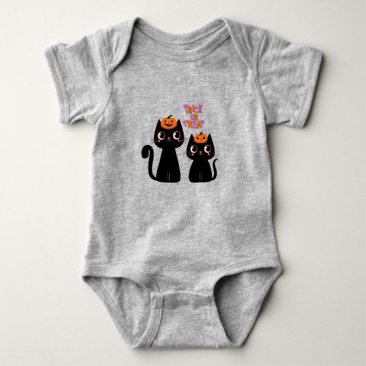 Halloween/Herfst/Herfst/pompoen/poes Romper (Voorkant)