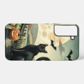 Halloween/Herfst/Herfst/pompoen/poes Samsung Galaxy Hoesje (Achterkant horizontaal)