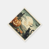 Halloween/Herfst/Herfst/pompoen/poes Servet (Hoek)