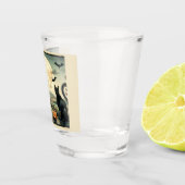 Halloween/Herfst/Herfst/pompoen/poes Shot Glas (Rechts)