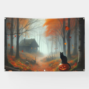 Halloween/Herfst/Herfst/pompoen/poes Spandoek