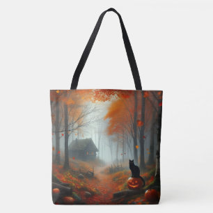 Halloween/Herfst/Herfst/pompoen/poes Tote Bag
