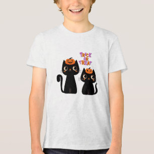 Halloween/Herfst/Herfst/pompoen/poes Tri-Blend Shirt