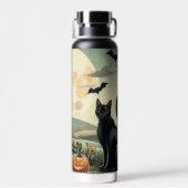 Halloween/Herfst/Herfst/pompoen/poes Waterfles (Achterkant)