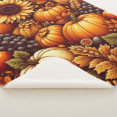 Halloween/Herfst/Herfst/pompoen Sherpa Deken (3/4)