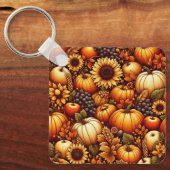 Halloween/Herfst/Herfst/pompoen Sleutelhanger (Voorkant)