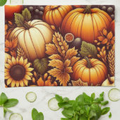 Halloween/Herfst/Herfst/pompoen Theedoek (Gevouwen)