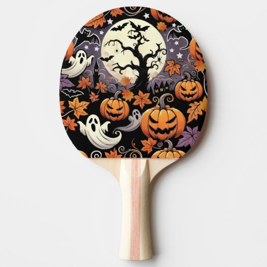 Halloween/Herfst/Herfst Tafeltennisbatje (Voorkant)