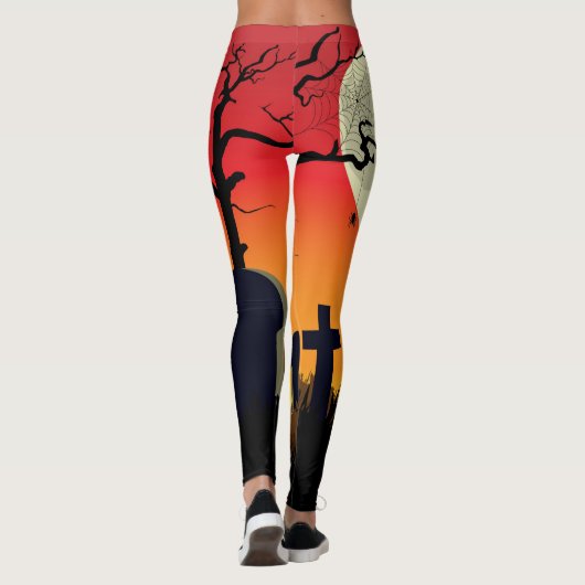 Halloween Herfst Leggings (Achterkant)