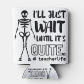 Halloween Herfst leraar leraar leraar Blikjeskoeler (Achterkant)