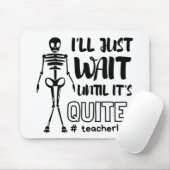 Halloween Herfst leraar leraar leraar Muismat (Met muis)