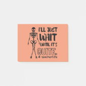 Halloween Herfst leraar leraar leraar Post-it® Notes (Voorkant)