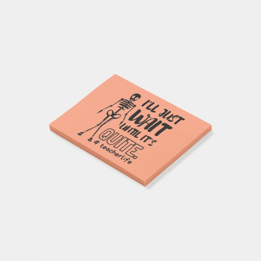 Halloween Herfst leraar leraar leraar Post-it® Notes (Schuin)