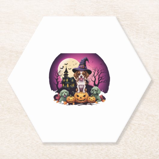 Halloween Herfst liefhebbers Kartonnen Onderzetters (Voorkant)