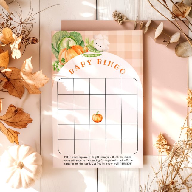 Halloween herfst lokaal geteeld Baby bingo spel (Creator heeft geüpload)