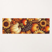 Halloween/Herfst/Najaar/pompoen Yogamat (Voorkant (horizontaal))