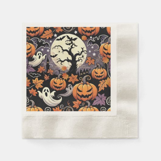 Halloween/Herfst/Najaar Servet (Voorkant)