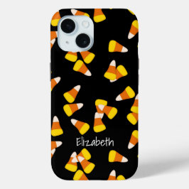 Halloween herfst najaarssnoepstukken iPhone 15 case