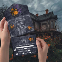 Halloween Herfst Oktober Oranje Roos bruiloft