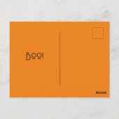 Halloween Herfst Party Invitation Pumpkin Witch Briefkaart (Achterkant)