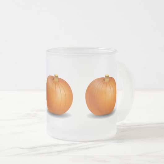 Halloween/Herfst Pompoen Bevroren Mok (Voorkant rechts)