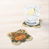 /Halloween/Herfst/pompoen Kartonnen Onderzetters (Insitu)