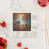 Halloween/herfst/pompoen/kat Servet (Insitu)