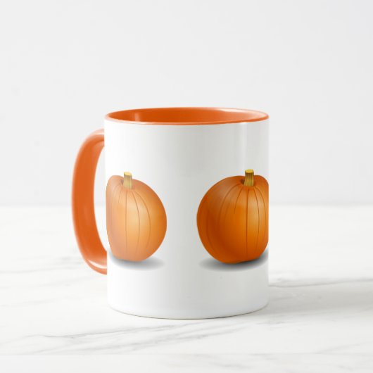 Halloween/Herfst Pompoen Mok (Voorkant links)