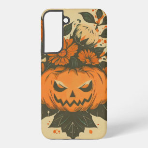 /Halloween/Herfst/pompoen Samsung Galaxy Hoesje