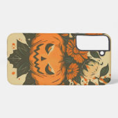 /Halloween/Herfst/pompoen Samsung Galaxy Hoesje (Achterkant horizontaal)