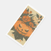 /Halloween/Herfst/pompoen Servet (Hoek)