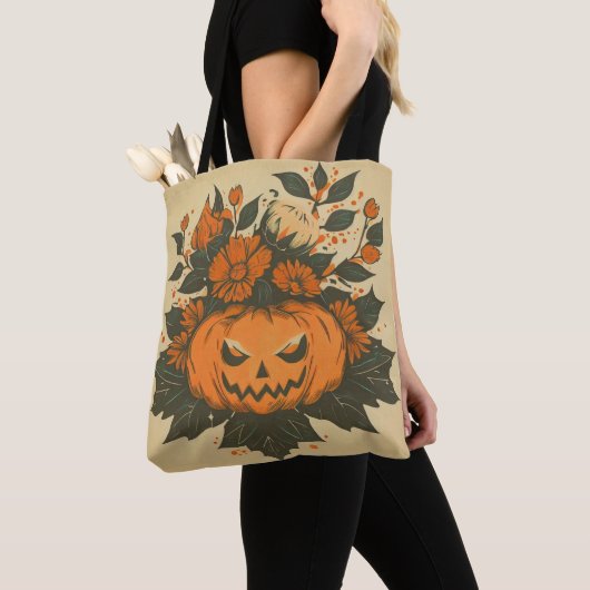 /Halloween/Herfst/pompoen Tote Bag (Dichtbij)