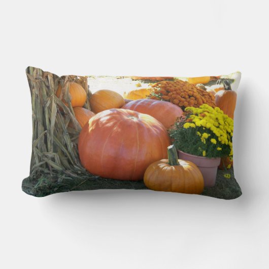 Halloween Herfst Scene Kussen (Voorkant)