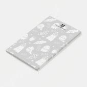 Halloween Herfst Schattige Spooky Ghosts Post-it® Notes (Schuin)