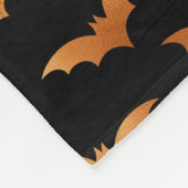 Halloween Herfst Spooky Flying Bat Fleece Deken (Hoek)