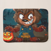 Halloween/Herfst/Weerwolf/Cartoon Sherpa Deken (Voorkant (horizontaal))