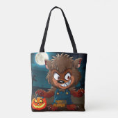Halloween/Herfst/Weerwolf/Cartoon Tote Bag (Achterkant)
