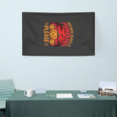 Halloween Herfstbladeren en Pompoenen Graag Ontwer Spandoek (Beurs)