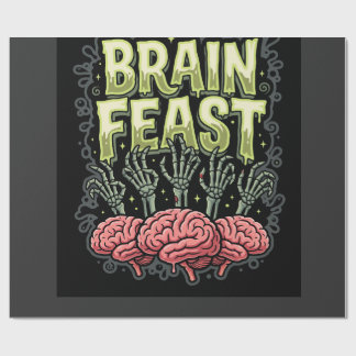 Halloween Hersen Festijn Zombie Handen Vector Ontw Cadeaupapier