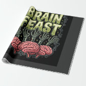 Halloween Hersen Festijn Zombie Handen Vector Ontw Cadeaupapier (Uitgerold)