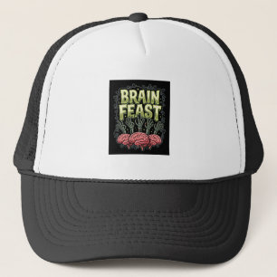 Halloween Hersen Festijn Zombie Handen Vector Ontw Trucker Pet