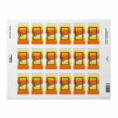 Halloween Hershey Miniatuur Snoep Wrapper Labels (Full Sheet)