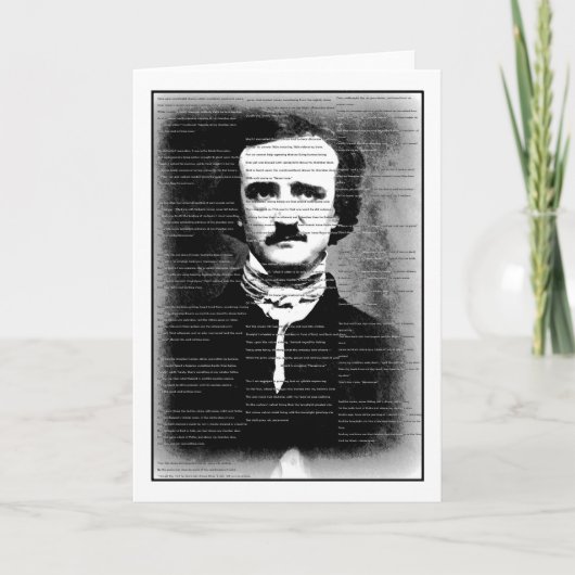 Halloween... Het gedicht van Edgar Allen Poe, "The Kaart (Voorkant)